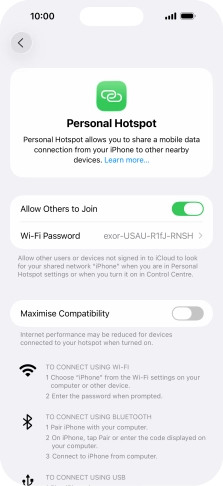 Slide your finger upwards starting from the bottom of the screen to return to the home screen.