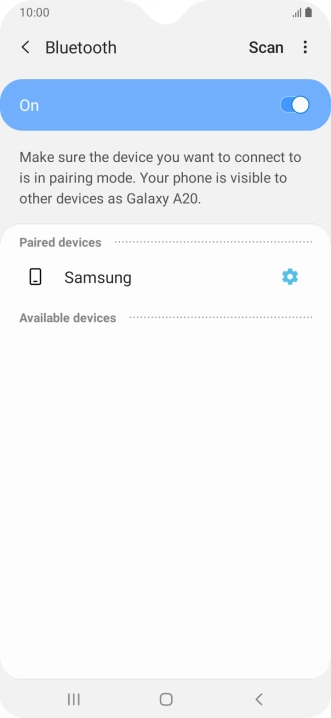 Press the Home key to return to the home screen.