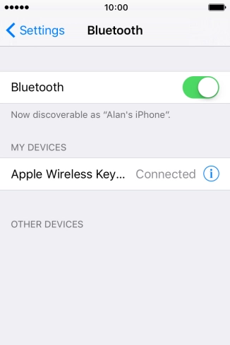 Press the Home key to return to the home screen.