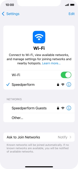 Slide your finger upwards starting from the bottom of the screen to return to the home screen.