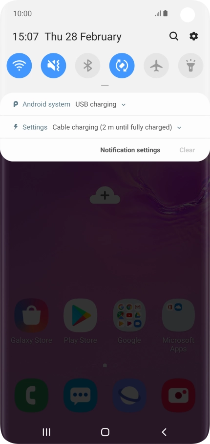 Press Android system.