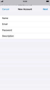 Press Description and key in the required name.