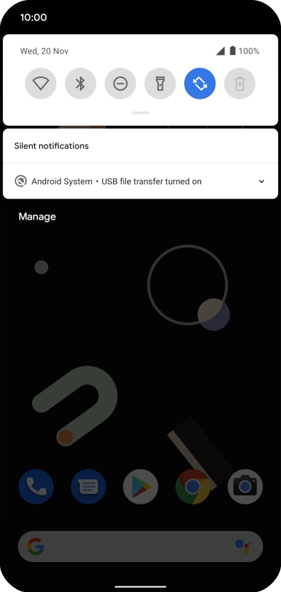 Press Android system.