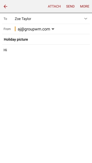 Press ATTACH. Press ATTACH.