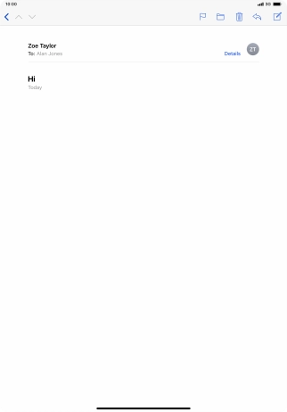 Slide your finger upwards starting from the bottom of the screen to return to the home screen.