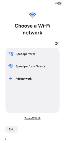 Press the required Wi-Fi network. Press the required Wi-Fi network.