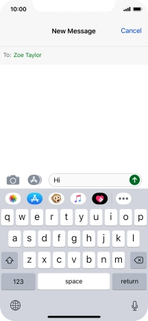 Press the picture icon.