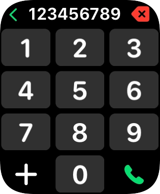 Key in the required number and press the call icon.