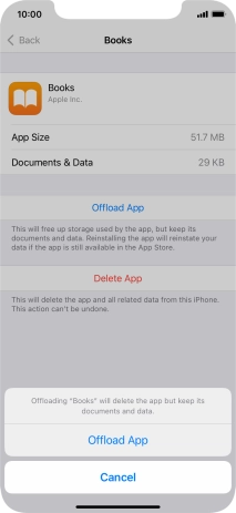Press Offload App.