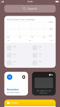 Slide your finger upwards on the screen. Slide your finger upwards on the screen.