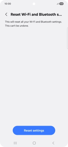 Press Reset settings.