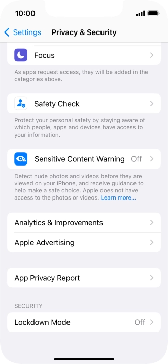 Press Sensitive Content Warning.
