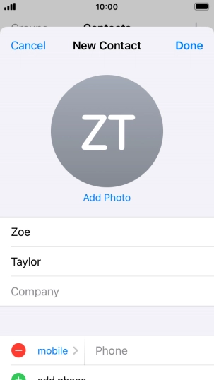 Press Phone and key in the required phone number.