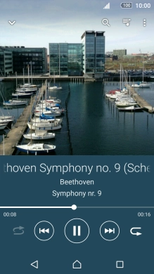 Press arrow right to go to the next audio file.