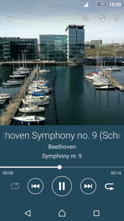 Press arrow right to go to the next audio file.