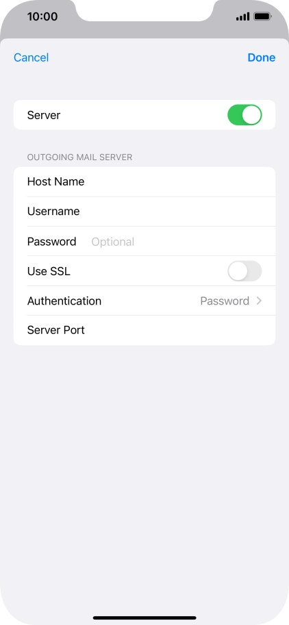 Press Authentication.