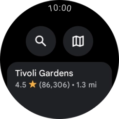Press the required destination. Press the required destination.