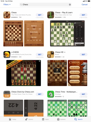 Press the required app.