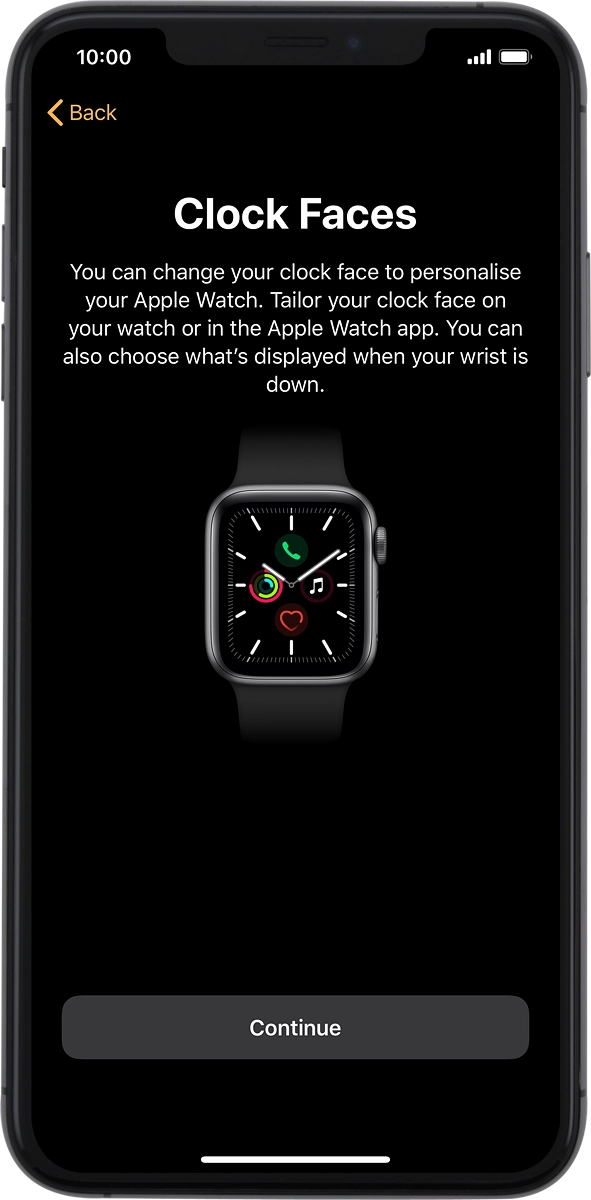 On your phone: Press Continue.