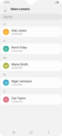 Press the field above 