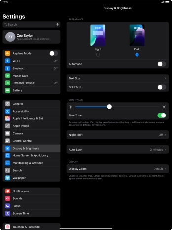 Press the indicator next to Press the indicator next to