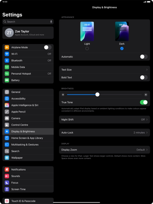 Press the indicator next to Press the indicator next to