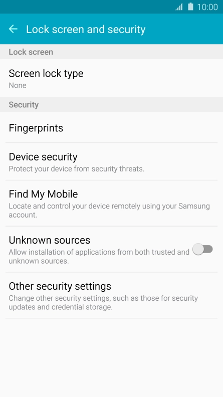 Press the Home key to return to the home screen.
