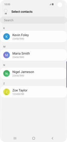 Press the field above 