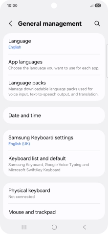 Press Date and time.