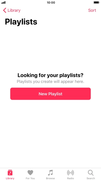 Press New Playlist.