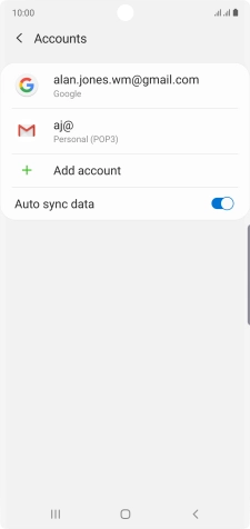 Press the Home key to return to the home screen.