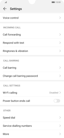 Press Wi-Fi calling.