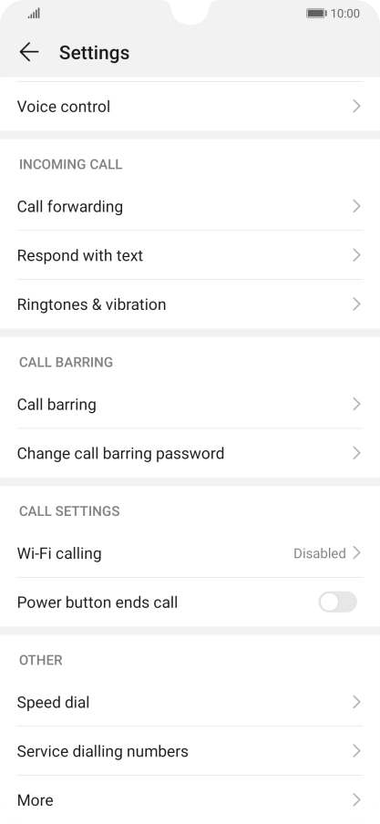 Press Wi-Fi calling.