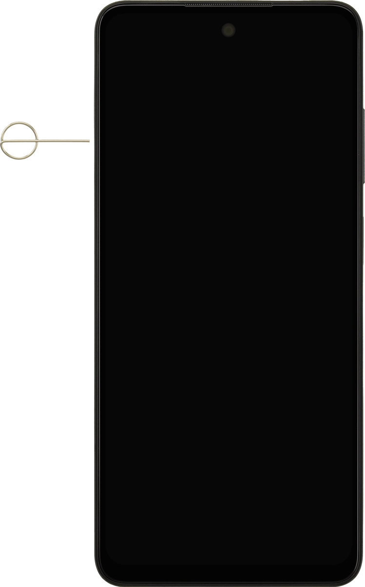 Find the opener for the card holder.