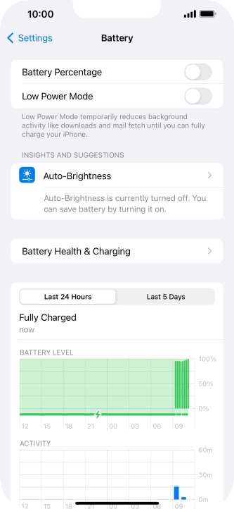 Press the indicator next to Press the indicator next to