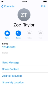 Press the Home key to return to the home screen.