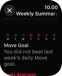 Press the Digital Crown several times to return to the main menu.