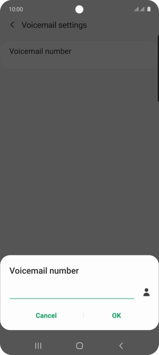 Key in +61414121121 and press OK.