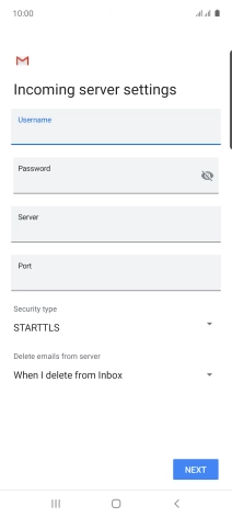 Press the field below 