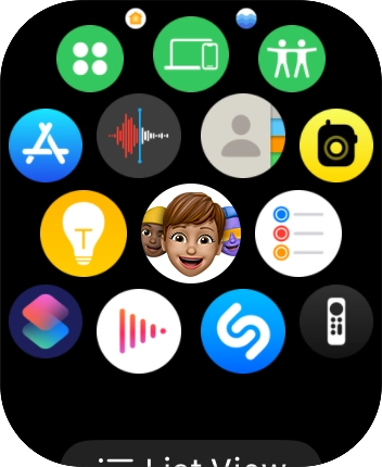 Press the Digital Crown to return to the home screen. Press the Digital Crown to return to the home screen.