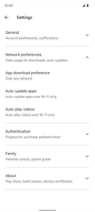 Press Auto-update apps.