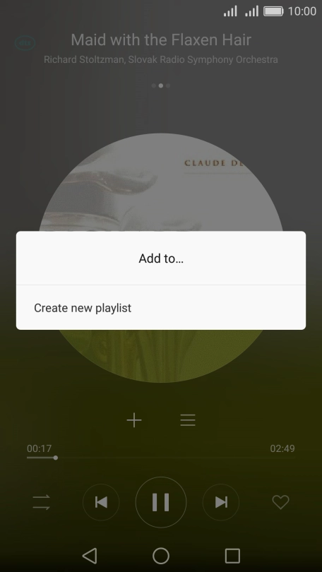 Press Create new playlist.