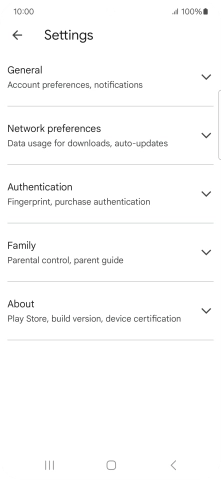 Press Network preferences.
