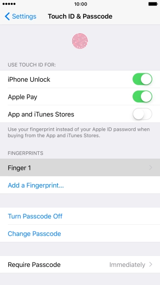 Press the indicator next to Press the indicator next to