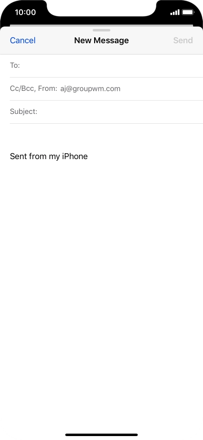 Press the field next to 