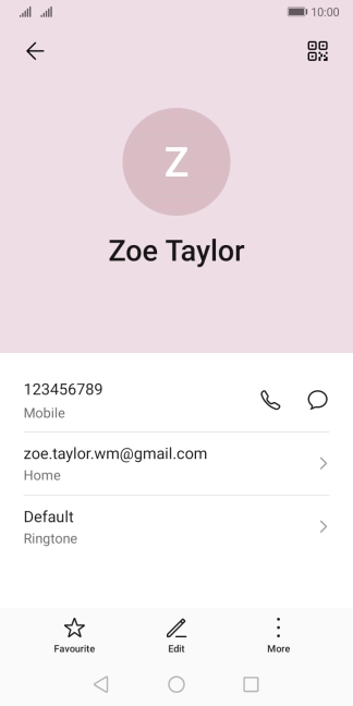 Press the required number.