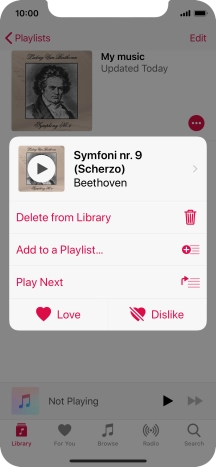 Press the required function and follow the instructions on the screen to use the selected function.
