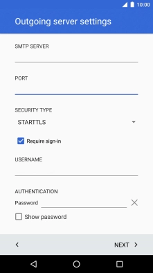 Press the drop down list below 