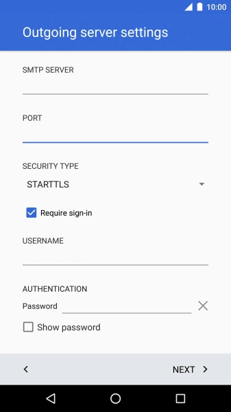 Press the drop down list below 