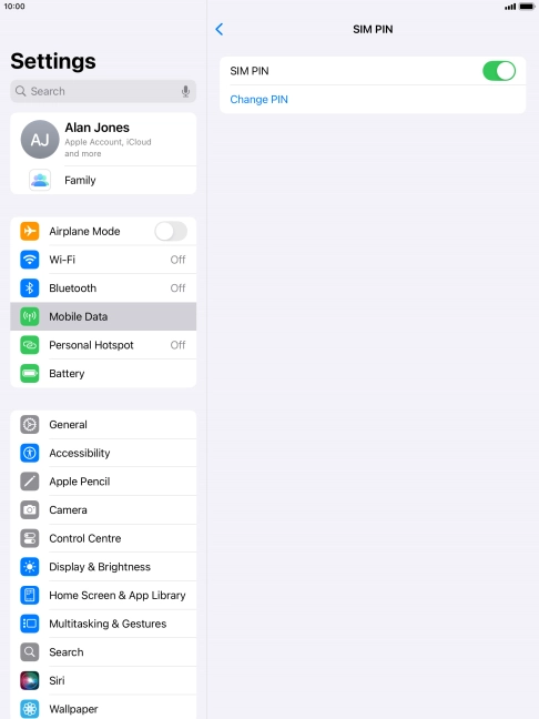 Press the indicator next to Press the indicator next to